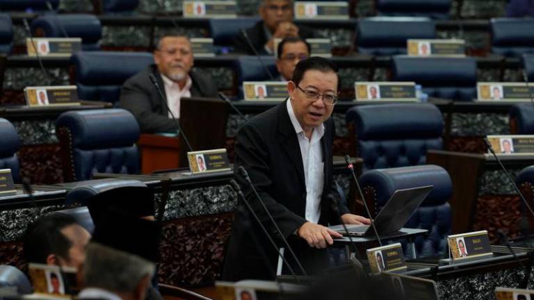 Bagan MP Lim Guan Eng - BERNAMApix