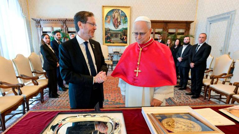 Pope Leo raises 'tragic situation in Gaza' in meeting with Israeli president