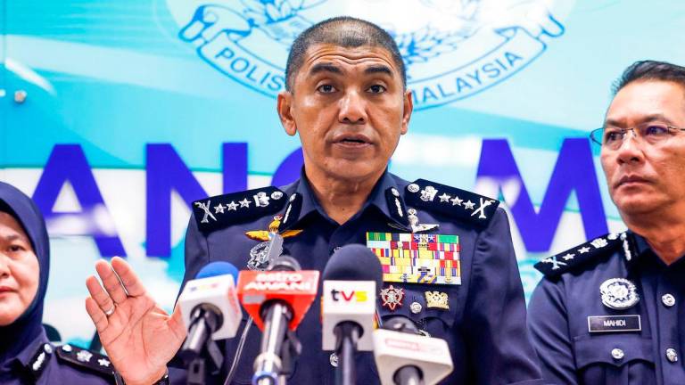 Bukit Aman Commercial Crime Investigation Department acting director Datuk Seri Muhammed Hasbullah Ali - BERNAMApix