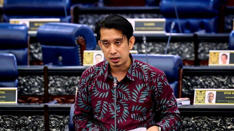 Timbalan Menteri Belia dan Sukan Adam Adli Abdul Halim pada Mesyuarat Kedua, Penggal Keempat Parlimen ke-15 Persidangan Dewan Rakyat di Bangunan Parlimen hari ini-fotoBERNAMA