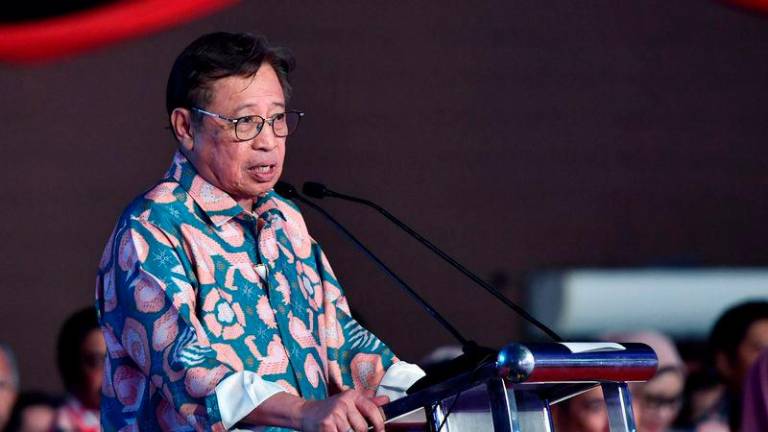 Sarawak Premier Tan Sri Abang Johari Tun Openg - BERNAMApix