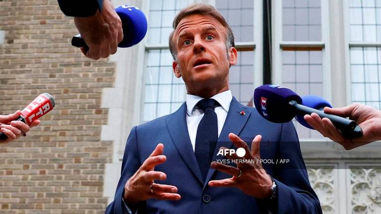 French President Emmanuel Macron. - Yves Herman / POOL / AFP