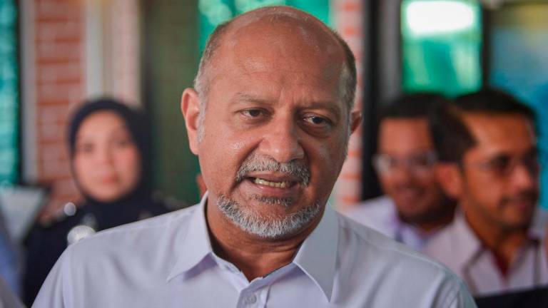 Digital Minister Gobind Singh Deo speaks to reporters after the Launch Ceremony of the CyberSecurity Malaysia Vehicle Forensics Lab at Menara Cyber Axis today. – BERNAMA