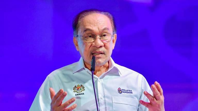 Prime Minister Datuk Seri Anwar Ibrahim. - BERNAMA