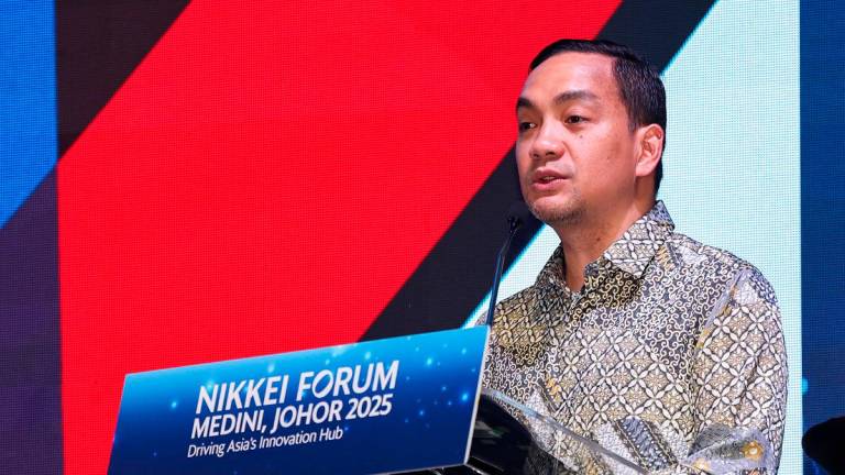 Johor Menteri Besar Onn Hafiz Ghazi. BERNAMApix