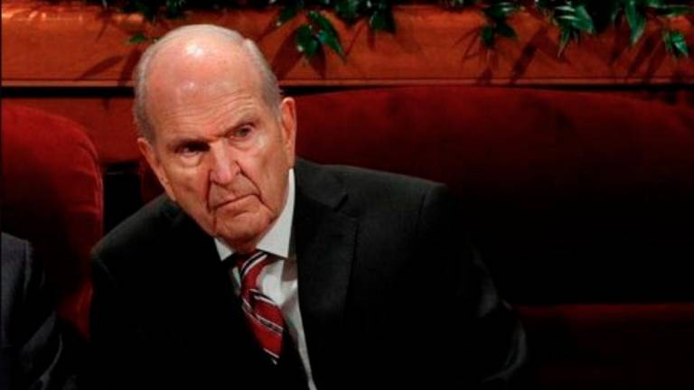 Mormon Apostle Russell M. Nelson, next in line to lead the church, waits for the first session of the Church of Jesus Christ of Latter-day Saints 187th semiannual general conference top start in Salt Lake City, Utah, U.S., September 30, 2017. - REUTERS