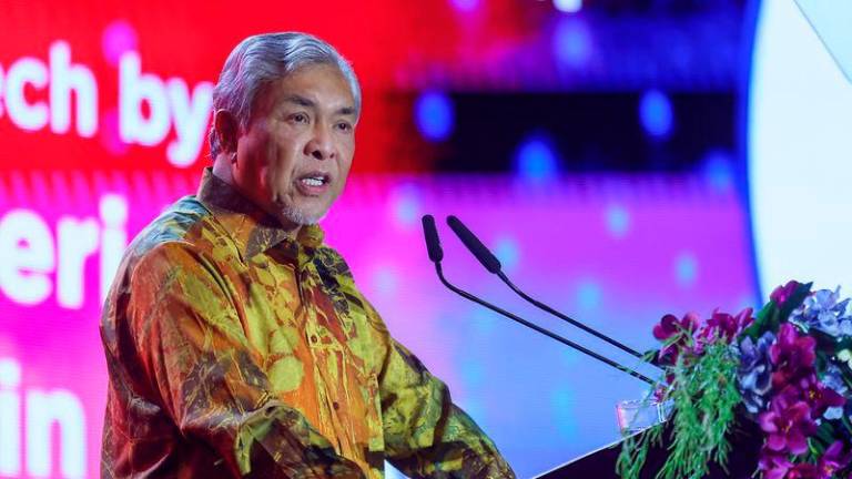 Deputy Prime Minister Datuk Seri Dr Ahmad Zahid Hamidi - BERNAMApix