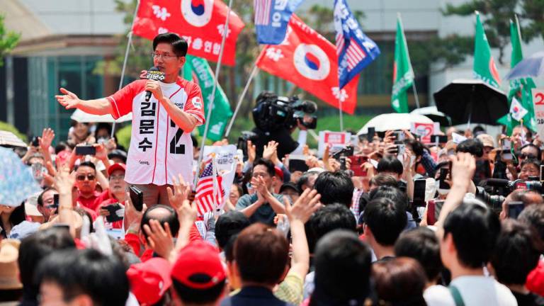 Calon presiden Korea Selatan Kim Moon-soo. REUTERSpix