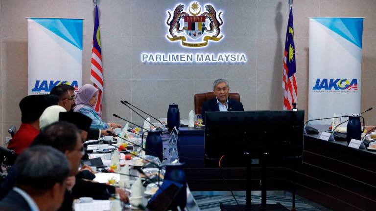 Deputy Prime Minister Datuk Seri Dr Ahmad Zahid Hamidi chaired a Special Meeting of the Indigenous Peoples’ Legislative Council on the proposed amendments to the Aboriginal Peoples Act (Act 134) at the Parliament building today. – BERNAMA