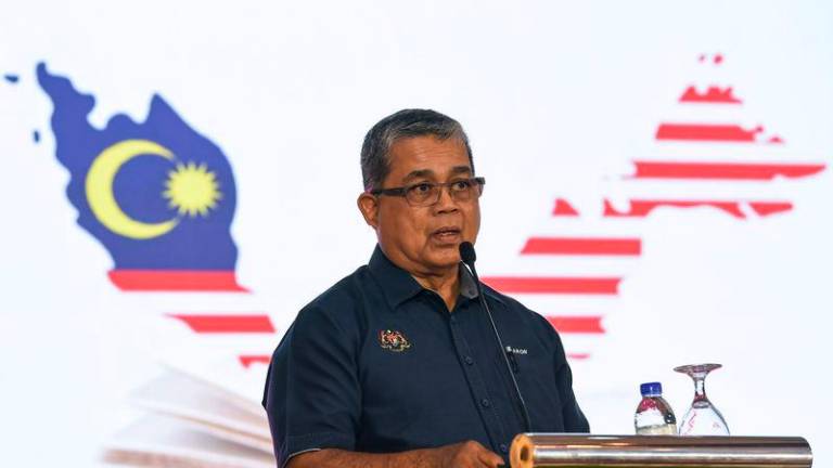 National Unity Minister Datuk Aaron Ago Dagang - Photo by BERNAMA