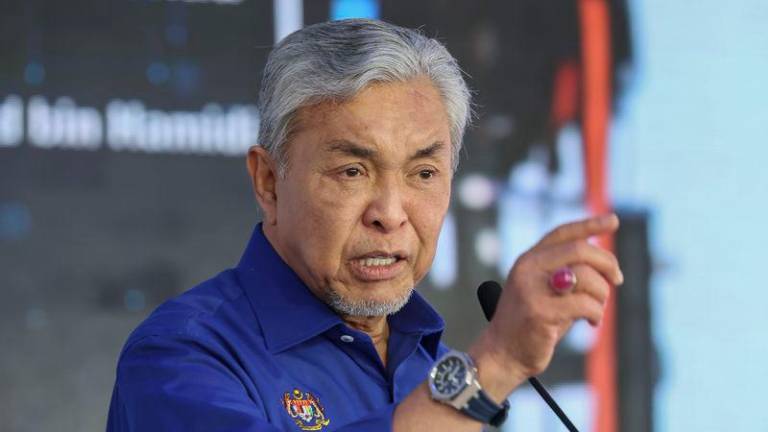 UMNO president Datuk Seri Dr Ahmad Zahid Hamidi - BERNAMApix