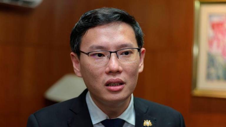 Johor Investment, Trade, Consumer Affairs and Human Resources Committee chairman Lee Ting Han - BERNAMApix