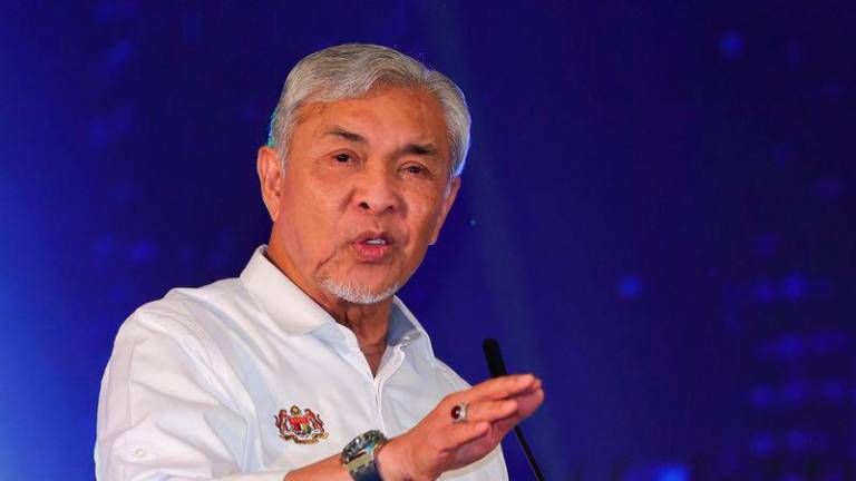 Timbalan Perdana Menteri yang juga Menteri Kemajuan Desa dan Wilayah Datuk Seri Dr Ahmad Zahid Hamidi - fotoBERNAMA