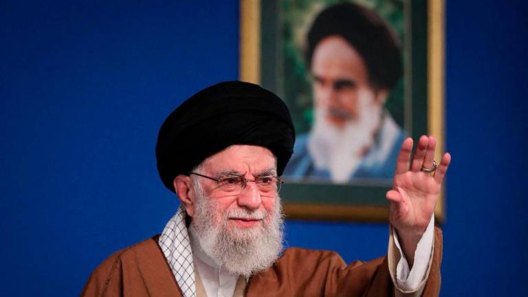 Iranian supreme leader Ayatollah Ali Khamenei. (Photo by KHAMENEI.IR / AFP)