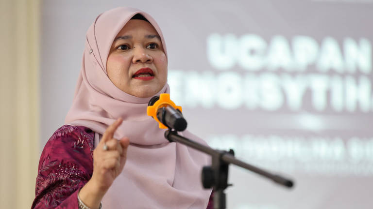 Education Minister Fadhlina Sidek. - BERNAMA