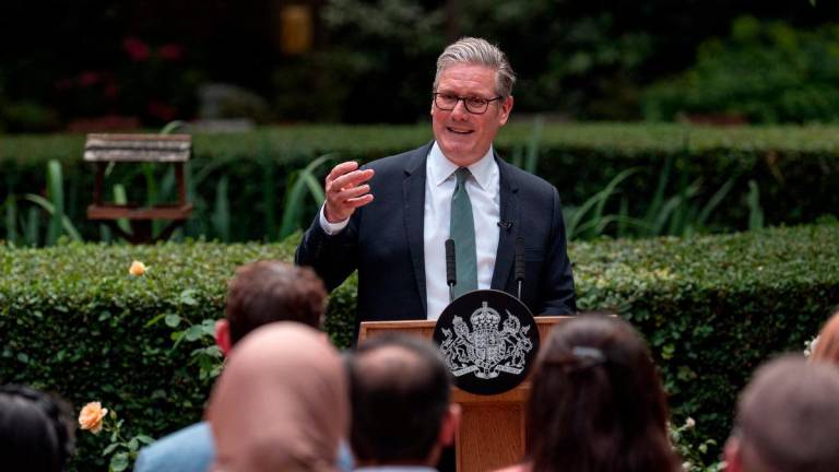 British Prime Minister, Keir Starmer, speaks during a reception for public sector workers at 10 Downing Street, in London, England July 1, 2025. - REUTERSPIX