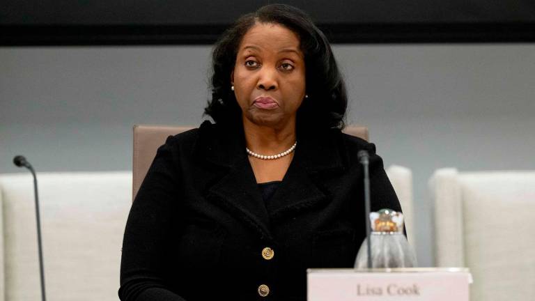 (FILES) Lisa Cook. - SAUL LOEB / AFP