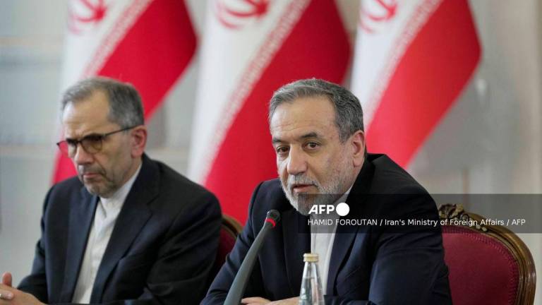 Iran’s Foreign Minister Abbas Araghchi. (Photo by Hamid FOROUTAN / Iran’s Ministry of Foreign Affairs / AFP)
