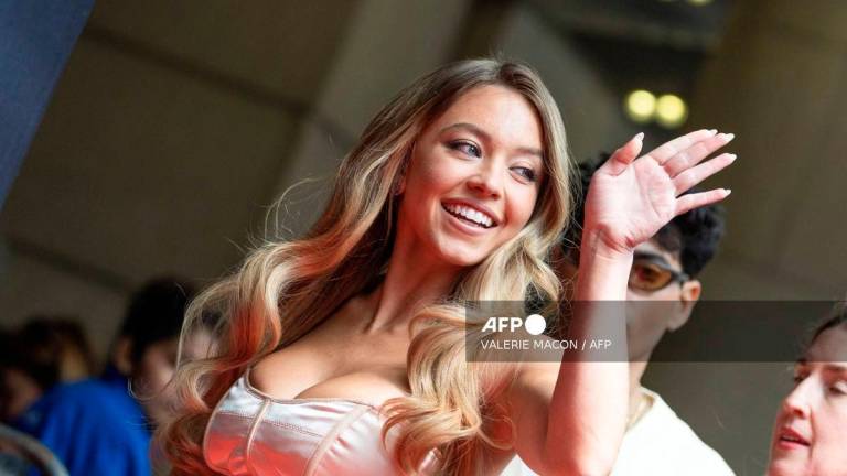 US actress Sydney Sweeney attends the special presentation of Christy at the Princess of Wales theater during the Toronto International Film Festival (TIFF) in Toronto, Ontario, Canada, on September 5, 2025. - AFP