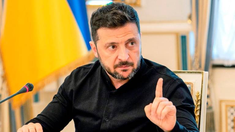 Ukraine's President Volodymyr Zelensky. - Tetiana DZHAFAROVA / AFP