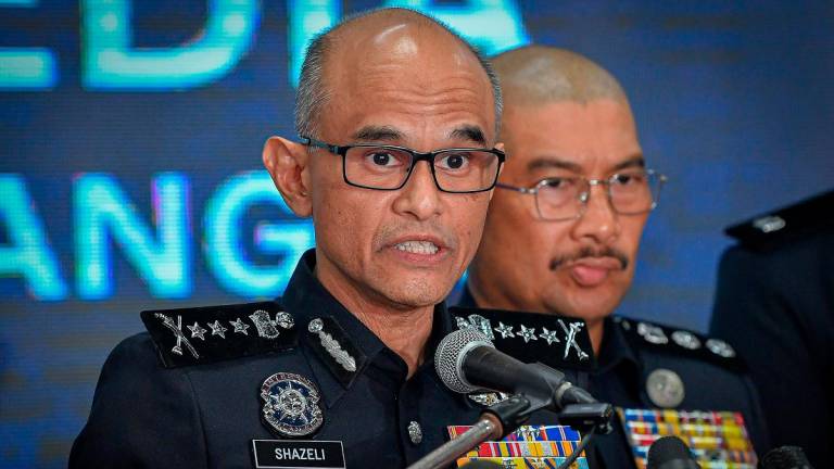 Ketua Polis Selangor Datuk Shazeli Kahar. - fotoBERNAMA