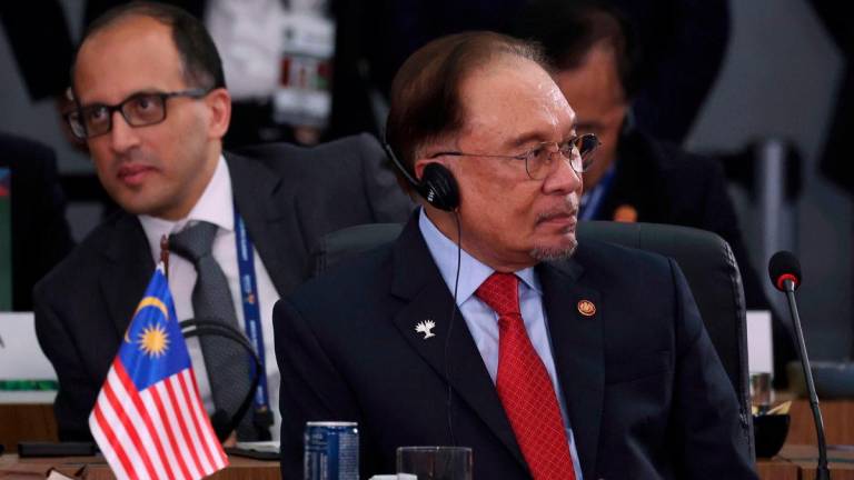 Perdana Menteri Datuk Seri Anwar Ibrahim ketika menghadiri Sidang Kemuncak BRICS semalam-BERNAMA