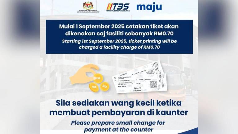 Credit: Terminal Bersepadu Selatan - OFFICIAL / Facebok