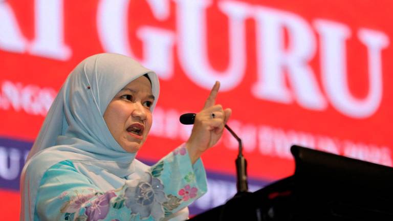 Education Minister Fadhlina Sidek. - BERNAMApix