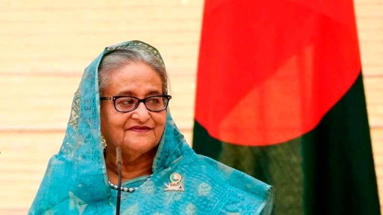 Former Bangladesh’s Prime Minister Sheikh Hasina - AFPpix