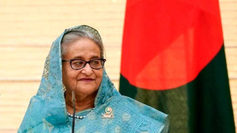 Former Bangladesh’s Prime Minister Sheikh Hasina - AFPpix