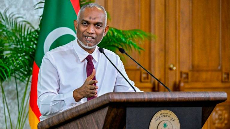 Maldives President Mohamed Muizzu. - AFP PHOTO / MALDIVES PRESIDENT OFFICE