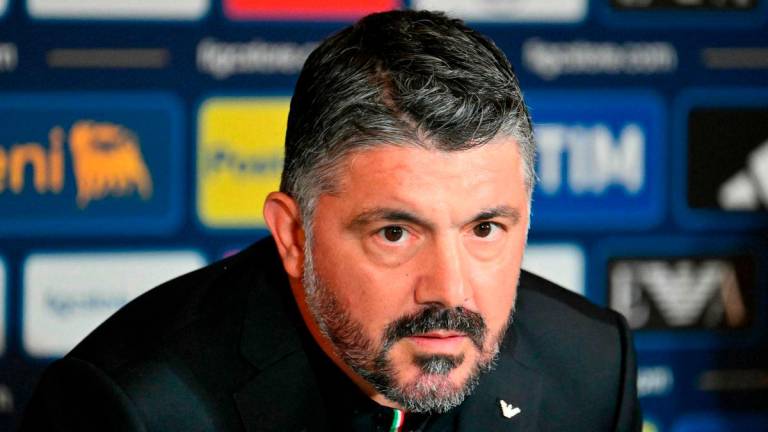 Italy’s national football team headcoach Gennaro Gattuso - AFPpix