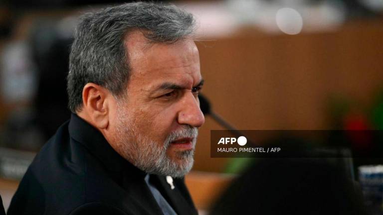 Iran’s Foreign Minister Abbas Araghchi - (Photo by Mauro PIMENTEL / AFP)