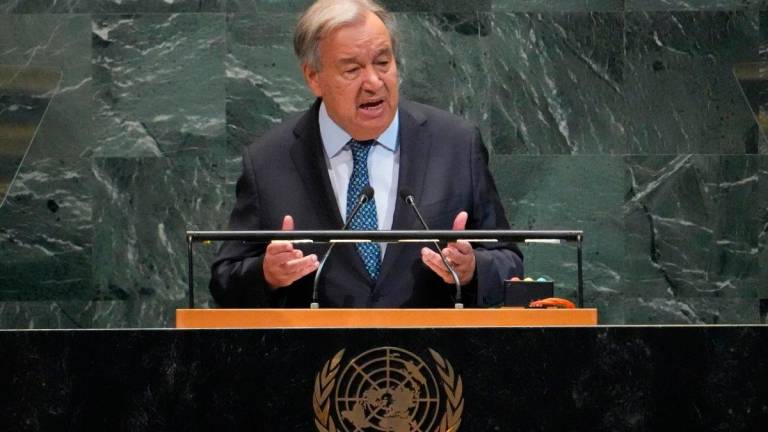 UN Secretary General Antonio Guterres. - TIMOTHY A. CLARY / AFP