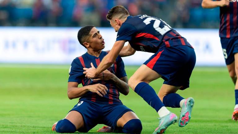 JDT striker Bérgson celebrates his goal against Bangkok United FC in the Shopee Cup Group B match on Thursday. – SPORTFIVE