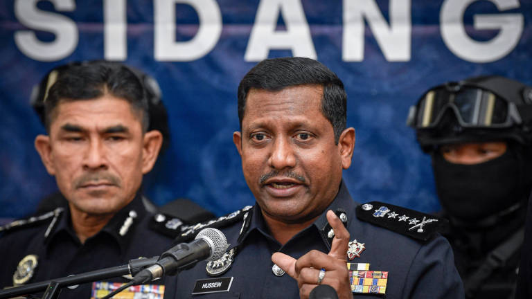 Selangor police chief Datuk Hussein Omar Khan. - BERNAMApix