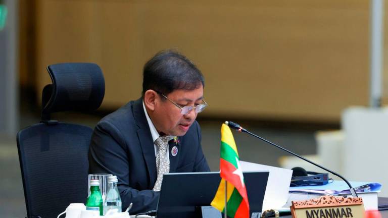Permanent Secretary of the Ministry of Foreign Affairs of the Republic of the Union of Myanmar, Aung Kyaw Moe - BERNAMApix