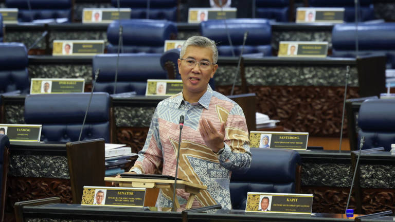 The Minister of Investment, Trade and Industry, Tengku Datuk Seri Zafrul Abdul Aziz, spoke during the Second Meeting of the Fourth Session of the 15th Parliament at the Parliament Building today. – BERNAMA