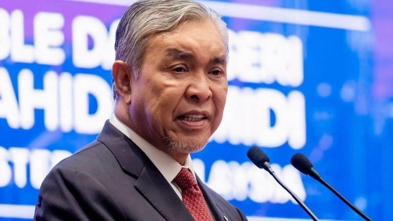 Deputy Prime Minister Datuk Seri Dr Ahmad Zahid Hamidi. - BERNAMApix