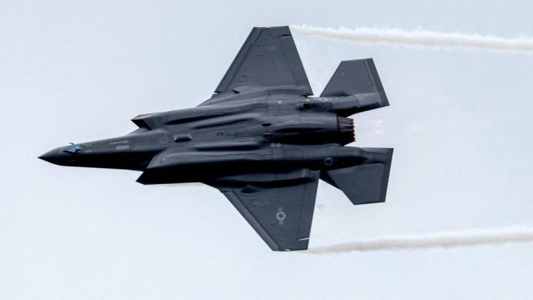 A Lockheed Martin F-35 fighter jet performs during the International Aerospace Exhibition ILA on the opening day at Schoenefeld Airport in Berlin, Germany June 5, 2024. - REUTERSPIX