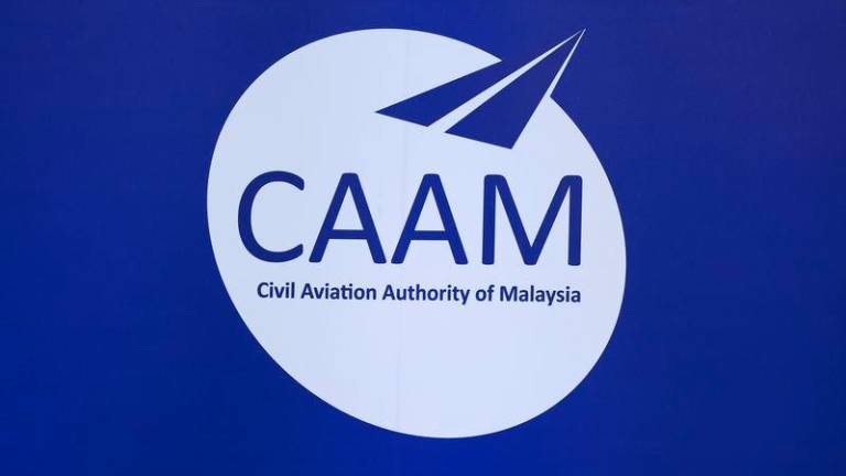 The Civil Aviation Authority of Malaysia (CAAM) logo - BERNAMApix