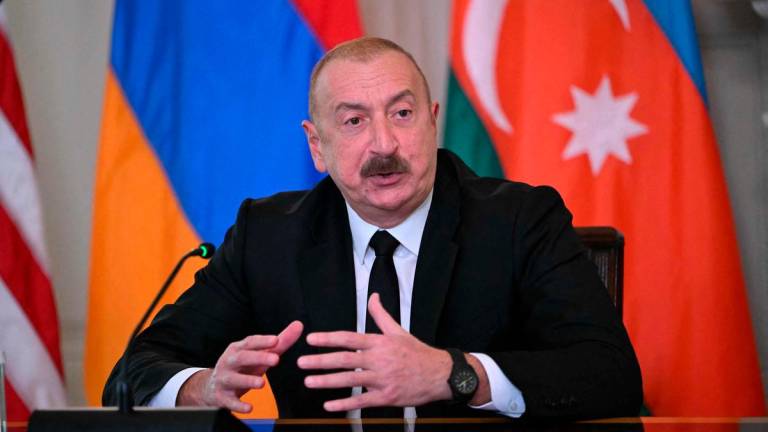 Azerbaijan’s President Ilham Aliyev.