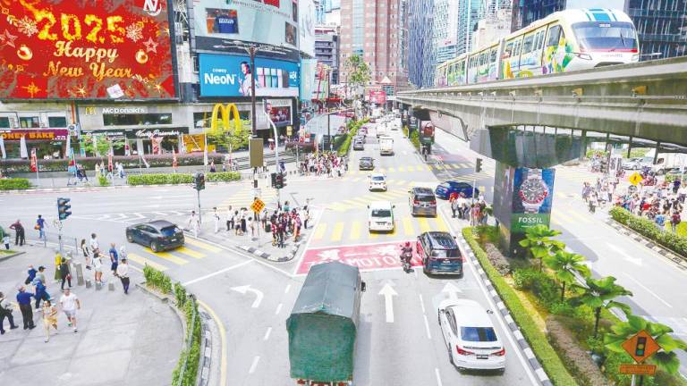 Muhammad Zaly said since the area is well served by various modes of public transport, closing it to private vehicles could be a practical solution to alleviate traffic congestion. – ADAM AMIR HAMZAH/THESUN