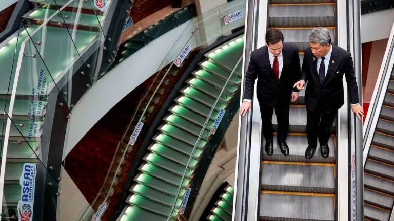 US Secretary of State Marco Rubio and Foreign Minister Datuk Seri Mohamad Hasan - Bernamapix
