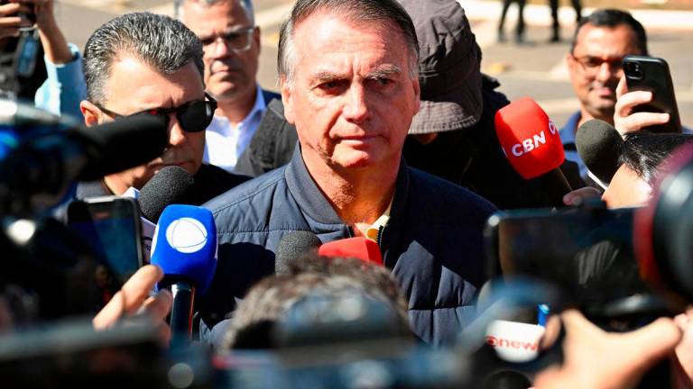 Brazil’s former President Jair Bolsonaro - AFP