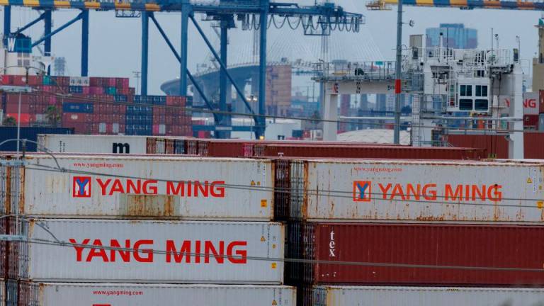 Shipping containers from China are seen at the Port of Los Angeles, in San Pedro, California, U.S., May 1, 2025. REUTERSpix