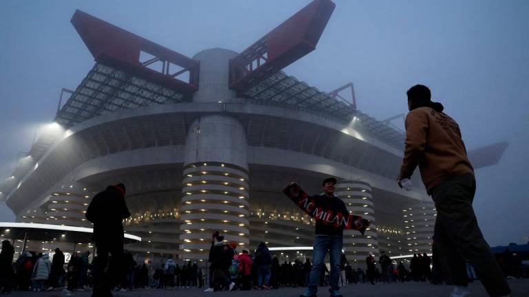 General view outside the stadium before the match. - REUTERS/Claudia Greco/File Photo