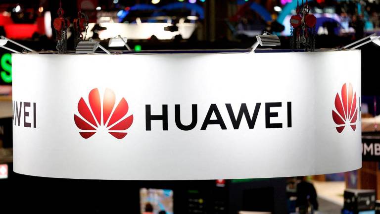 The logo of Huawei - REUTERS/Benoit Tessier/File Photo