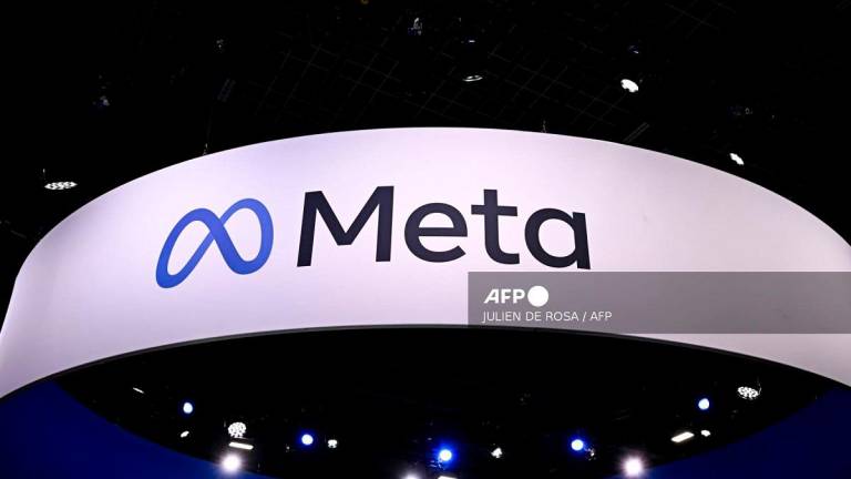 A logo of Meta. - JULIEN DE ROSA / AFP