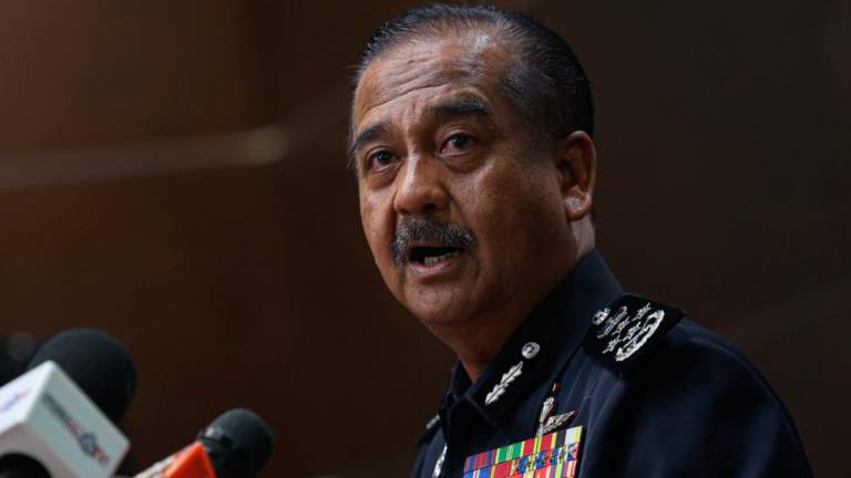 Inspector-General of Police, Tan Sri Razarudin Husain. - BERNAMAPIX